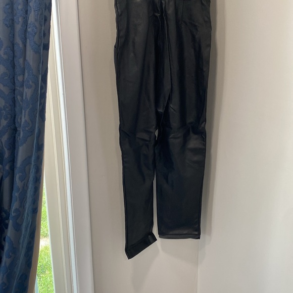 Amanda Uprichard Cherri Strapless Faux-Leather Jumpsuit - Picture 9 of 10